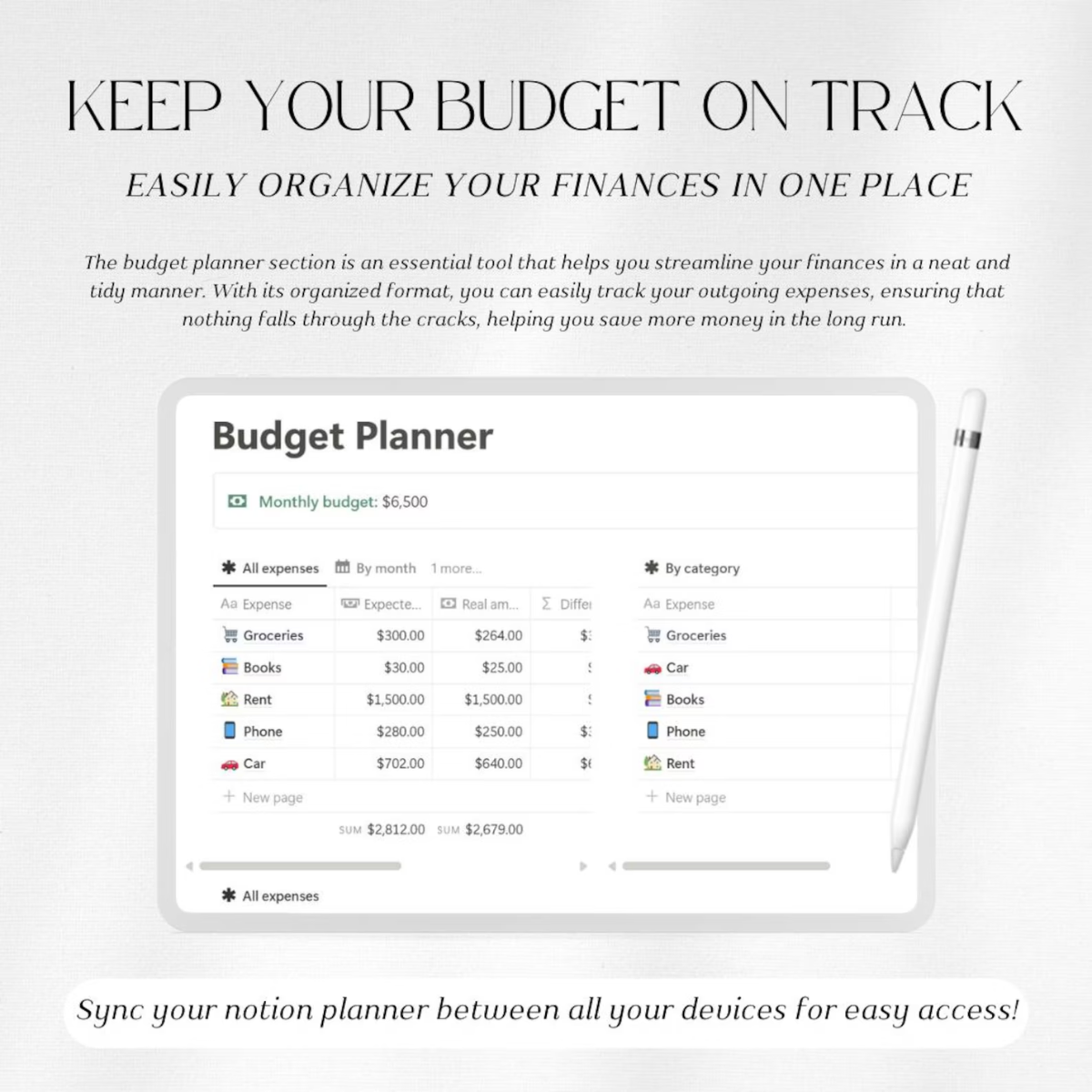 ADHD Printable Life Planner